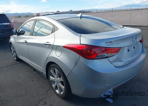 2011 Hyundai Elantra Limited from USA, damaged, VIN 5NPDH4AEXBH018510